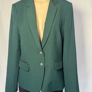 Chic Forest Green Blazer